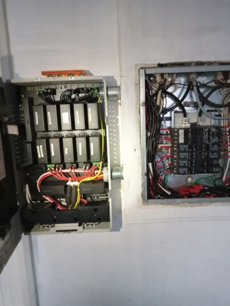 Electrical panel upgrade completed for Indoor Lighting Installation in Lakemoor